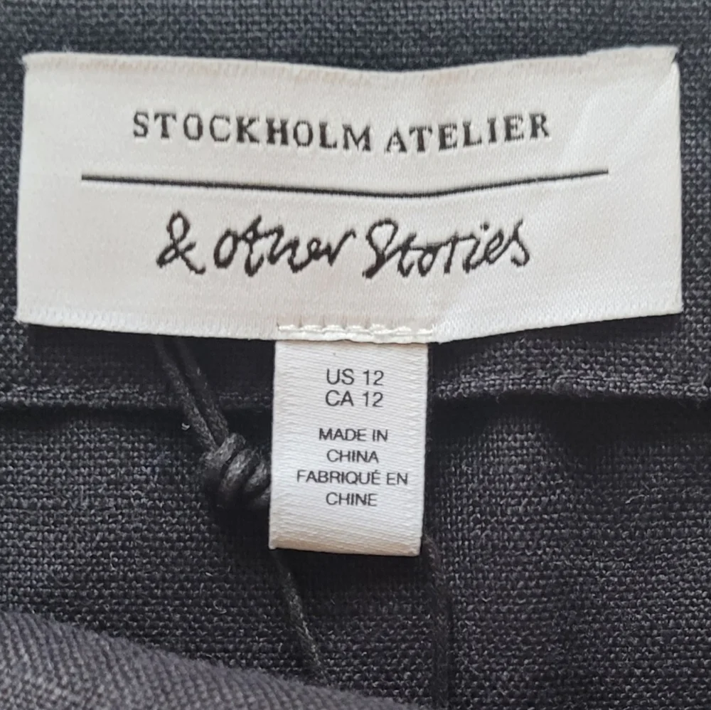 & OTHER STORIES wrap linen skirt. NWT. Size: 12 - Picture 9 of 9